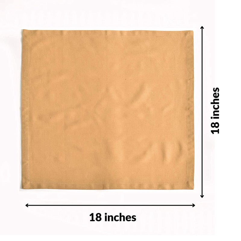 Fingercraft Cloth Napkins, Cotton Linen Blend,12 Pack Easter Special,Beige Premium Quality, Mitered Corners for Restaurant Home Every Day Use Napkins are Pre Shrunk and Good Absorbency Khaki Beige - Image 5